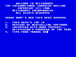 Hacker II - The Doomsday Papers (1987)(Activision)